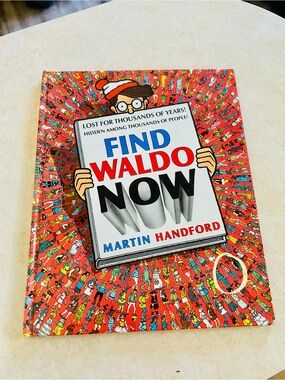 (3/$10) Find Waldo Now by Martin Handford - Red Illustrated Cover